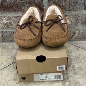 UGG Women's Brown Suede Loafers